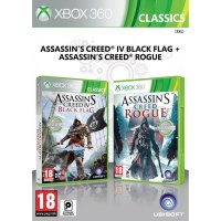 Assassins Creed IV Black Flag & Assassins Creed Rogue Doub XBox 360