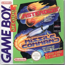 Asteroids/Missile Command Gameboy