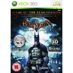 Batman Arkham Asylum Game of the Year Edition XBox 360