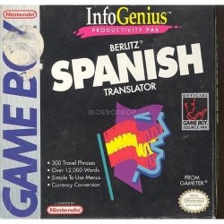 Berlitz Spanish Translator Gameboy