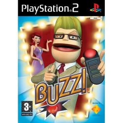 Buzz The Music Quiz with 4 Buzzers PS2