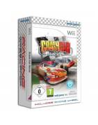 Crash Car Racer with Steering Wheel Nintendo Wii