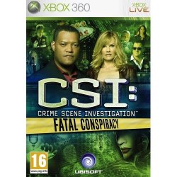 CSI Crime Scene Investigation Fatal Conspiracy XBox 360