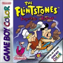 Flintstones Burger Time in Bedrock Gameboy