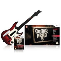 Guitar Hero 5 with Exclusive Guitar Nintendo Wii