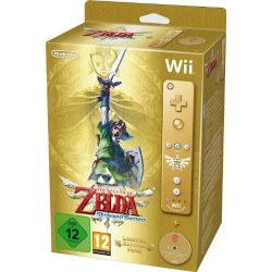 Legend of Zelda Skyward Sword Limited Edition with Gold Rem Nintendo Wii