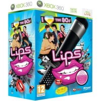 Lips: I Love the 80s with Microphone XBox 360