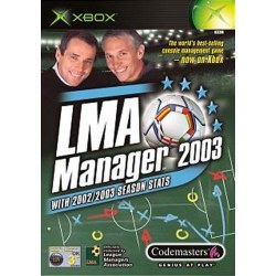 LMA Manager 2003 Xbox Original