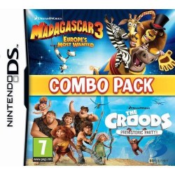 Madagascar 3 &amp; The Croods Prehistoric Party Combo Pack Nintendo DS