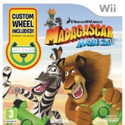 Madagascar: Kartz With Steering Wheel Nintendo Wii