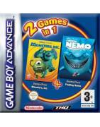Monsters Inc &amp; Finding Nemo Double Pack Gameboy Advance