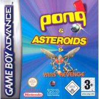 Pong + Asteroids + Yars Revenge Gameboy Advance
