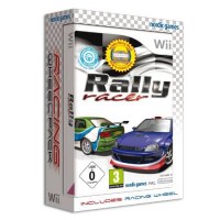 Rally Racer with Steering Wheel Nintendo Wii