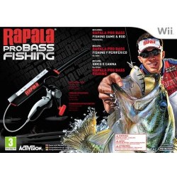 Rapala Pro Bass Fishing with Rod Nintendo Wii