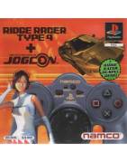 Ridge Racer Type 4 with Jogcon Controller PS1