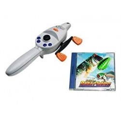 Sega Bass Fishing and Rod Dreamcast