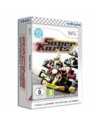 Super Karts with Steering Wheel Nintendo Wii