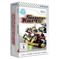 Super Karts with Steering Wheel Nintendo Wii