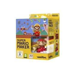 Super Mario Maker with Artbook and Mario Amiibo Wii U