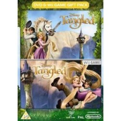 Tangled DVD &amp; Wii Game Gift Pack Nintendo Wii