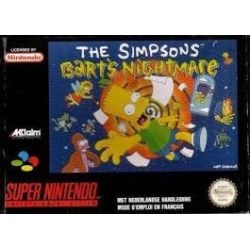 The Simpsons Barts Nightmare SNES