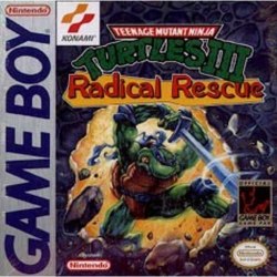 Teenage Mutant Hero Turtles III Radical Rescue Gameboy