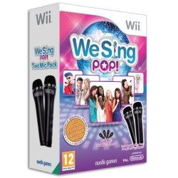 We Sing Pop with Two Microphones Nintendo Wii