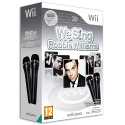 We Sing Robbie Williams with Two Microphones Nintendo Wii