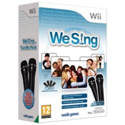 We Sing with Two Microphones Nintendo Wii