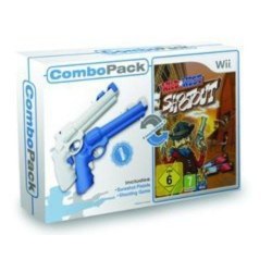 Wild West Shootout Combo Pack With 2 Pistol Controllers Nintendo Wii