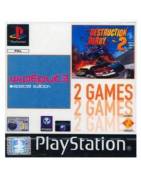 Wipeout 3 &amp; Destruction Derby Twin Pack PS1