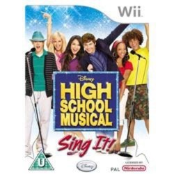 High School Musical Sing It with Microphones Nintendo Wii
