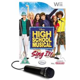 High School Musical Sing It with Microphones Nintendo Wii