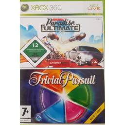 Trivial Pursuit + Burnout Paradise Ultimate Box Bundle Copy XBox 360