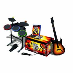 Guitar Hero: World Tour Complete Band Game - Drums + Guitar PS2