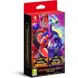 Pokemon Scarlet and Violet Double Pack Steelbook Nintendo Switch